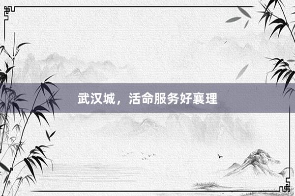 武汉城，活命服务好襄理